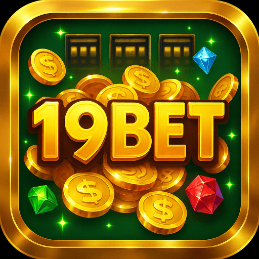 Imagem promocional da 19BET mostrando a plataforma e suas vantagens